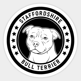 Staffordshire Bull Terrier Fan Gift Sticker